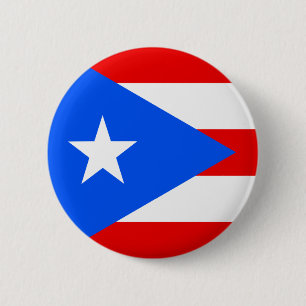 Flag of Puerto Rico Pinback Button