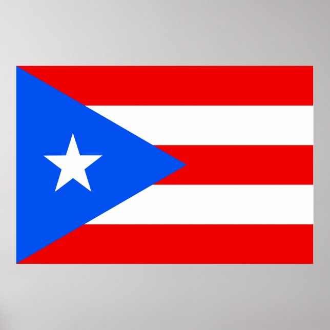 Flag of Puerto Rico Poster (Front)