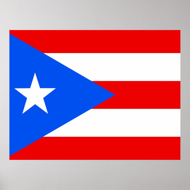 Flag of Puerto Rico Poster (Front)