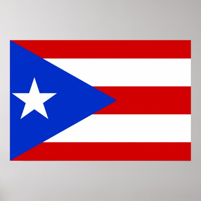 Flag of Puerto Rico Poster (Front)