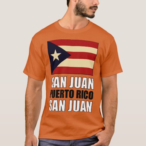 Flag of Puerto Rico T_Shirt