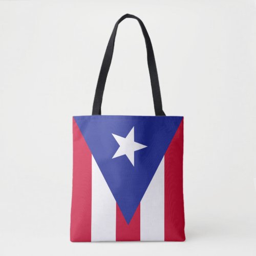 Flag of Puerto Rico Tote Bag