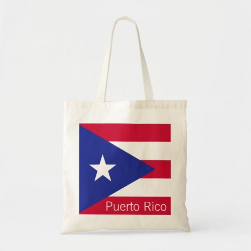 Flag of Puerto Rico Tote Bag