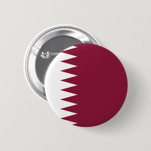 Flag of Qatar Button (Front & Back)