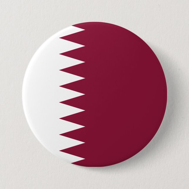 Flag of Qatar Button (Front)
