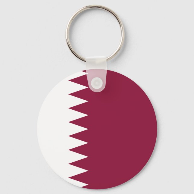 Flag of Qatar Keychain (Front)