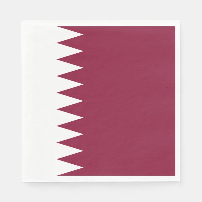 Flag of Qatar Napkins (Front)