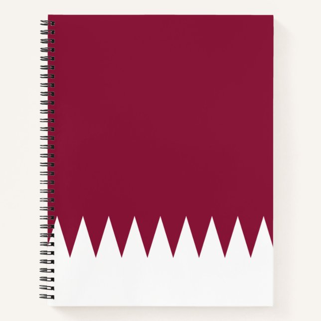 Flag of Qatar Notebook (Front)