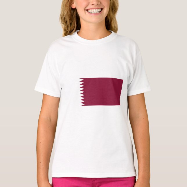 Flag of Qatar T-Shirt (Front)