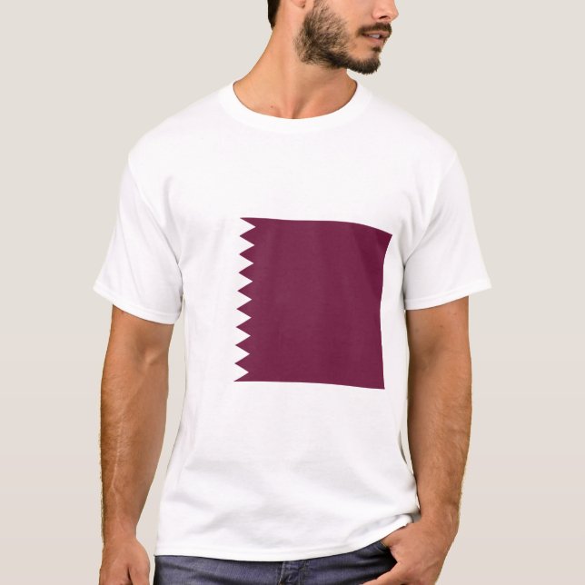 Flag of Qatar T-Shirt (Front)