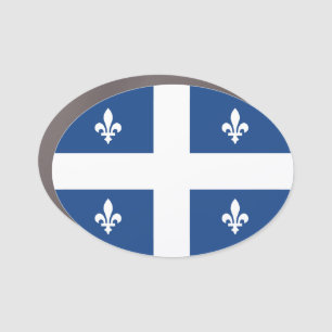 Flag of Québec, Canada Car Magnet