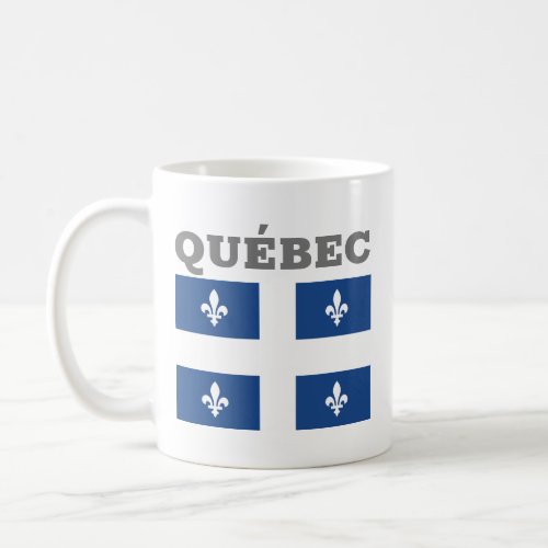 Flag of Qubec Canada Coffee Mug