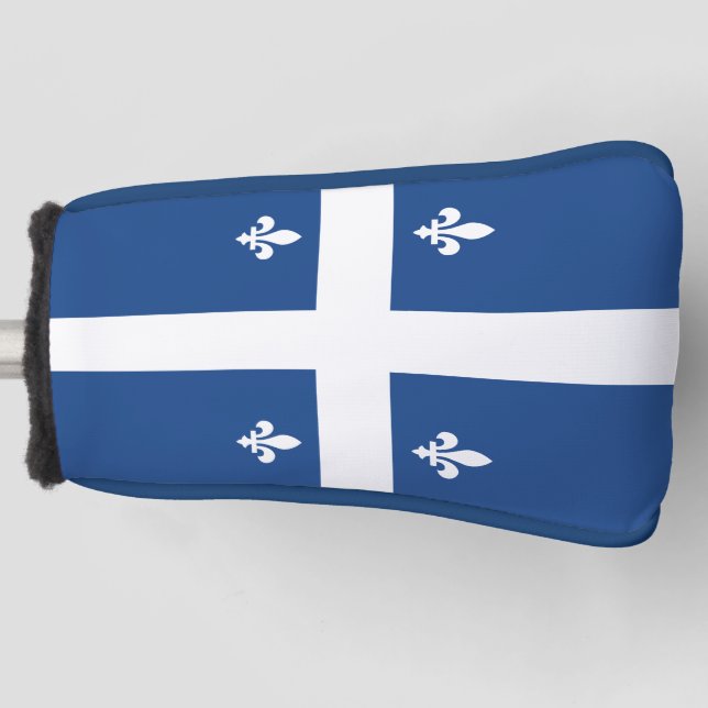 Flag of Québec, Canada Golf Head Cover (Front)