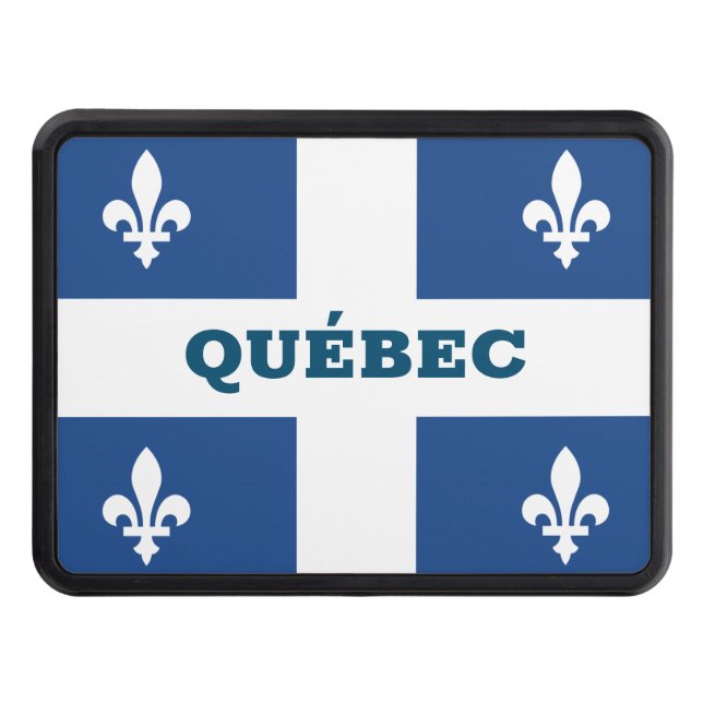 Flag of Québec, Canada Hitch Cover (Front)