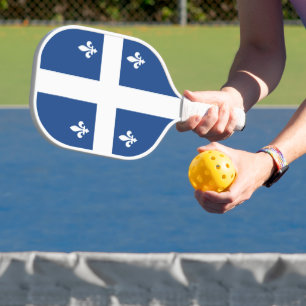 Flag of Québec, Canada Pickleball Paddle