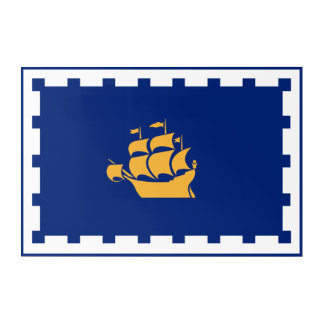 Flag of Quebec City Acrylic Print