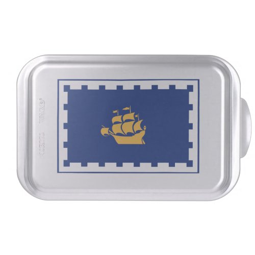 Flag of Quebec City Cake Pan