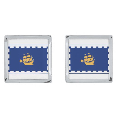 Flag of Quebec City Cufflinks