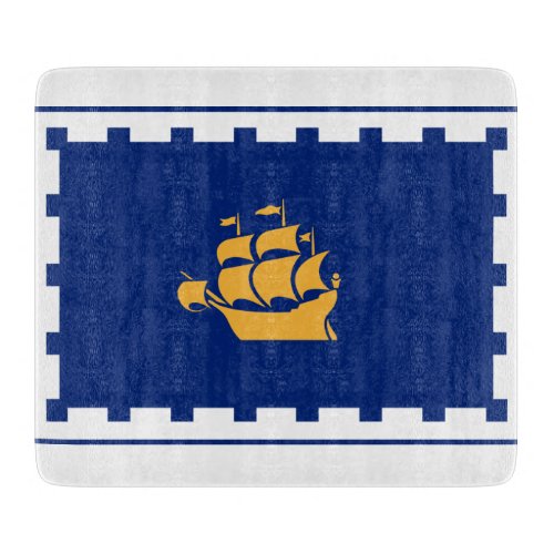 Flag of Quebec City Cutting Board