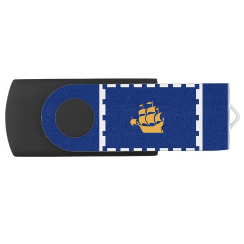 Flag of Quebec City Flash Drive