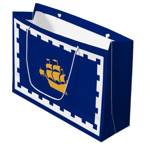 Flag of Quebec City Large Gift Bag