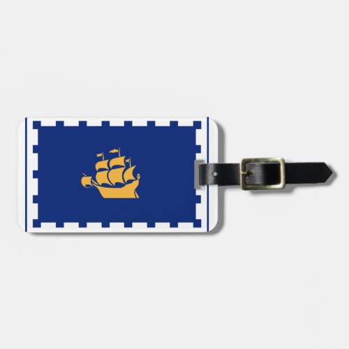 Flag of Quebec City Luggage Tag