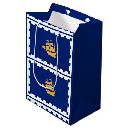 Flag of Quebec City Medium Gift Bag