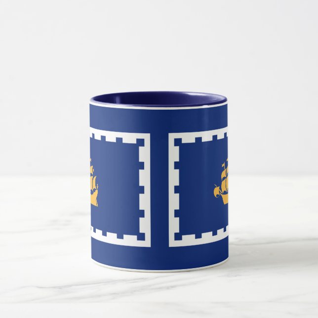 Flag of Quebec City Mug (Center)