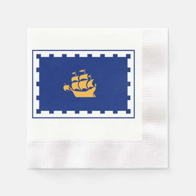 Flag of Quebec City Napkins (Front)
