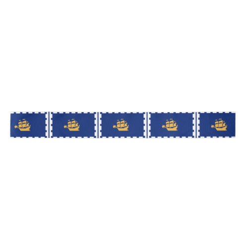 Flag of Quebec City Satin Ribbon