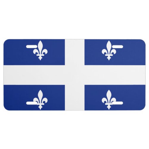 Flag of Quebec License Plate