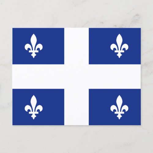 Flag of Quebec Postcard