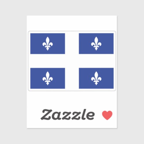 Flag of Quebec Sticker