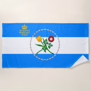 Flag of Queens (Borough of New York City) Beach Towel