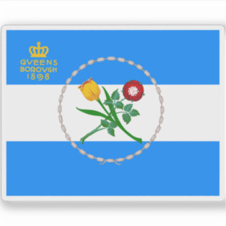 Flag of Queens, New York  Sticker