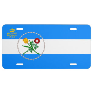 Flag of Queens, NY License Plate