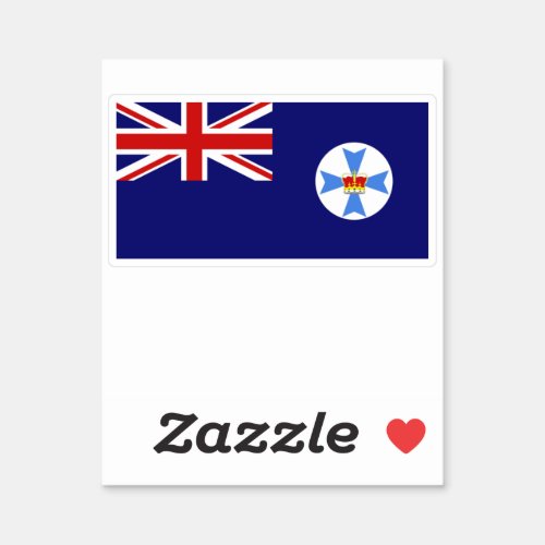 Flag of Queensland Australia Sticker