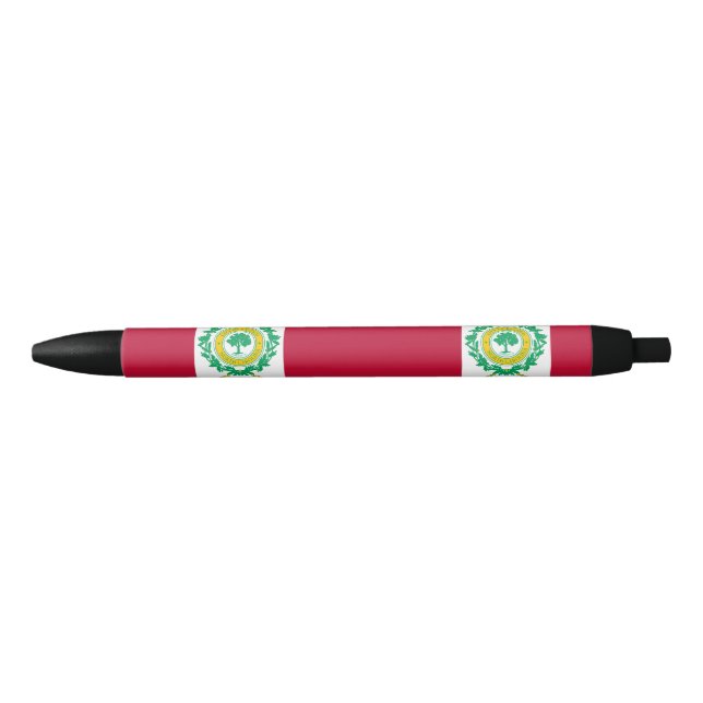 Flag of Raleigh, North Carolina Black Ink Pen (Front)