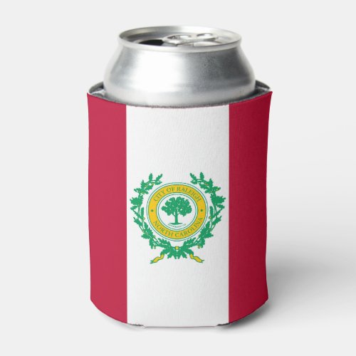 Flag of Raleigh North Carolina Can Cooler