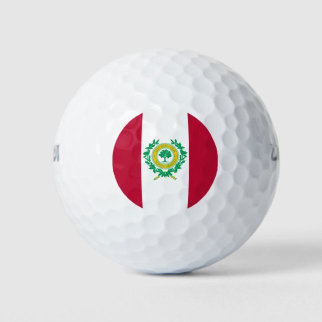 Flag of Raleigh, North Carolina Golf Balls (Front)