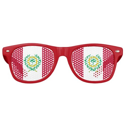 Flag of Raleigh North Carolina Retro Sunglasses