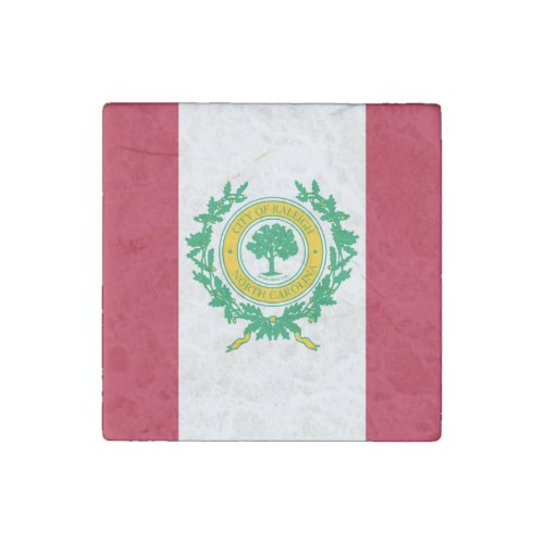 Flag of Raleigh North Carolina Stone Magnet