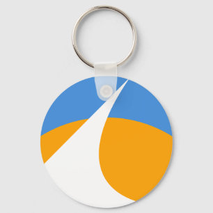 Flag of Redding, California Keychain