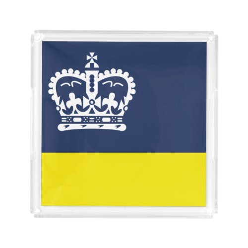 Flag of Regina Saskatchewan Acrylic Tray