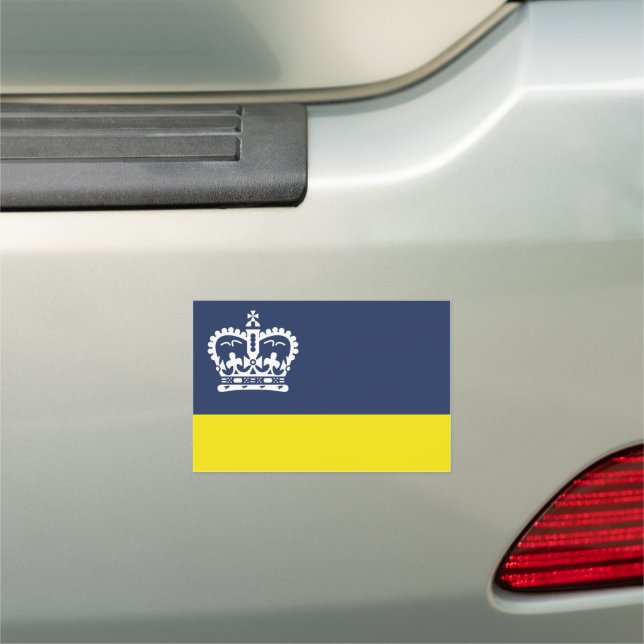 Flag of Regina, Saskatchewan Car Magnet (In Situ)