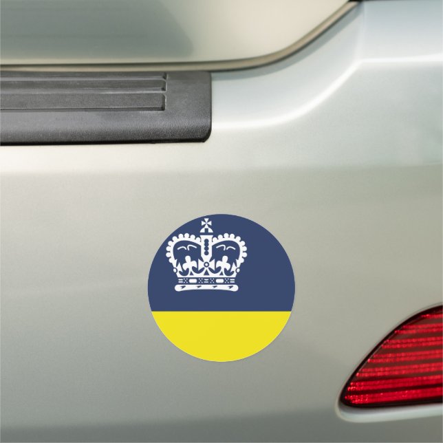 Flag of Regina, Saskatchewan Car Magnet (In Situ)