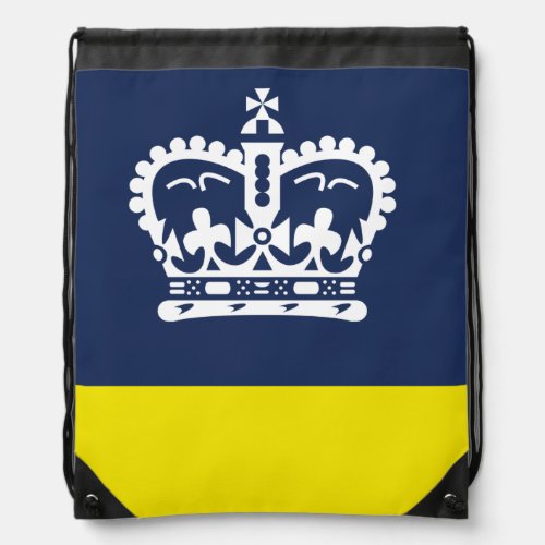 Flag of Regina Saskatchewan Drawstring Bag
