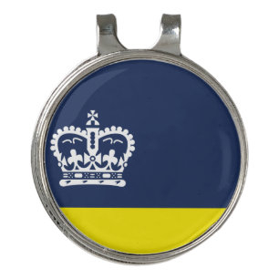 Flag of Regina, Saskatchewan Golf Hat Clip