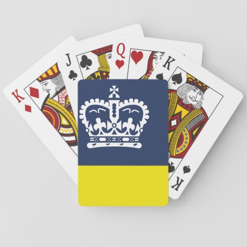 Flag of Regina Saskatchewan Playing Cards