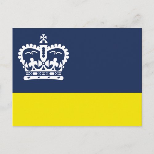 Flag of Regina Saskatchewan Postcard